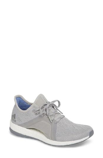Women's Adidas Pureboost X Element Knit Sneaker .5 M - Grey
