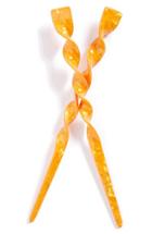 L. Erickson Twisted Hair Stick Pairs, Size - Orange