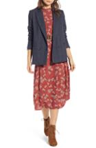 Women's Treasure & Bond Plaid Double Breasted Blazer