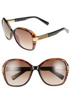 Women's Jimmy Choo 57mm Butterfly Sunglasses -