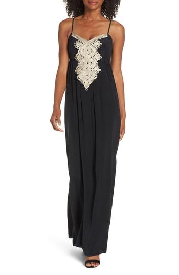 Women's Lilly Pulitzer Kelsea Silk Maxi Dress - Black