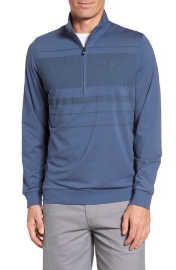 Men's Travis Mathew Peace Easy Pullover - Blue