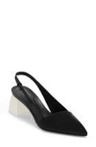 Women's Mercedes Castillo Noni Mid Slingback Pump M - Black