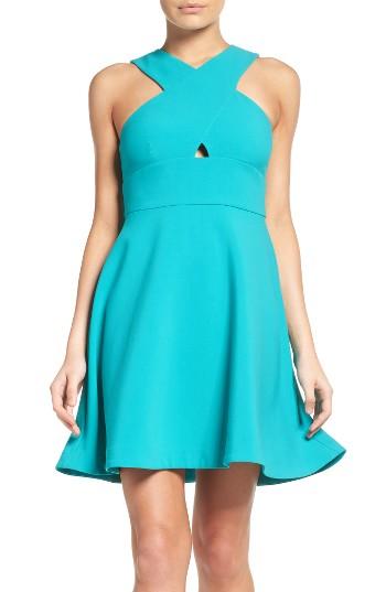 Women's Likely Kensington Fit & Flare Dress - Green