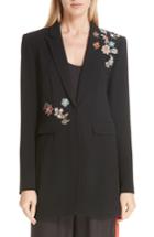 Women's Cinq A Sept Venus Embellished Blazer - Black