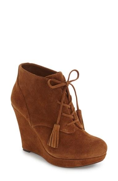 Women's Jessica 'cynthia' Wedge Bootie M - Brown