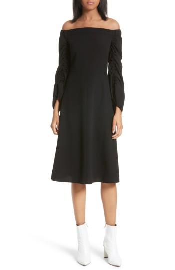 Women's Tibi Off The Shoulder Midi Dress