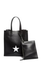 Givenchy Medium Stargate Star Leather Tote - Black
