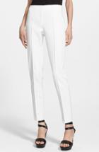 Women's Akris 'melissa' Slim Techno Cotton Pants - White