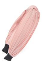 Cara Pleated Knot Headband, Size - Pink