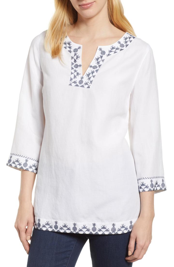 Women's Tommy Bahama Prim Pina Embroidered Tunic