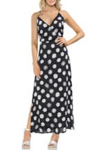 Women's Vince Camuto Botanical Tropic A-line Maxi Dress, Size - Black