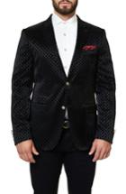 Men's Maceoo Elegance Jacquard Sport Coat (xl) - Black
