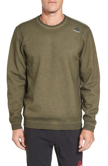 Men's Reebok Dirty Wash Sweatshirt, Size - Green