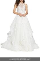 Women's Hayley Paige Reagan Floral Embroidered Layered Ballgown