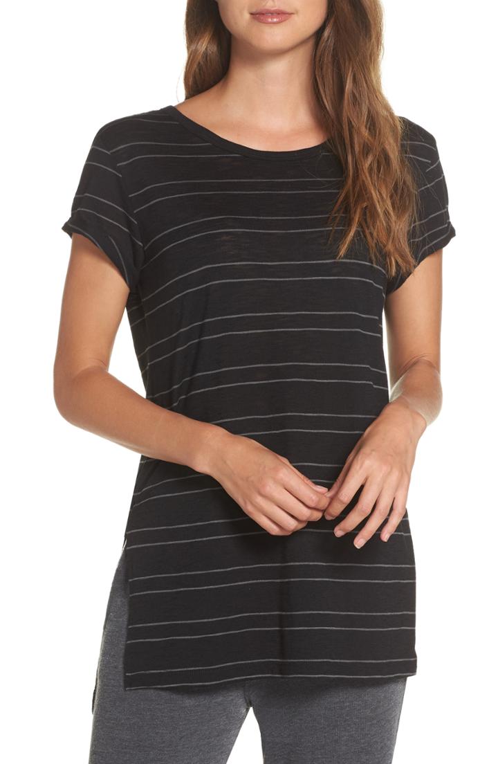 Women's Joe's Side Split Tee - Black