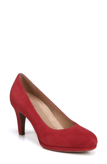 Women's Naturalizer 'michelle' Almond Toe Pump W - Red