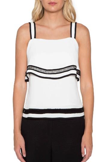 Women's Willow & Clay Ladder Stitch Tank - Ivory