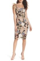 Women's Bronx And Banco Tunisia Embroidered Tulle Cocktail Dress Us / 6 Au - Beige