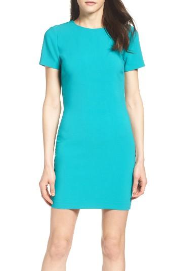 Women's Likely 'manhattan' Short Sleeve Sheath Dress - Green