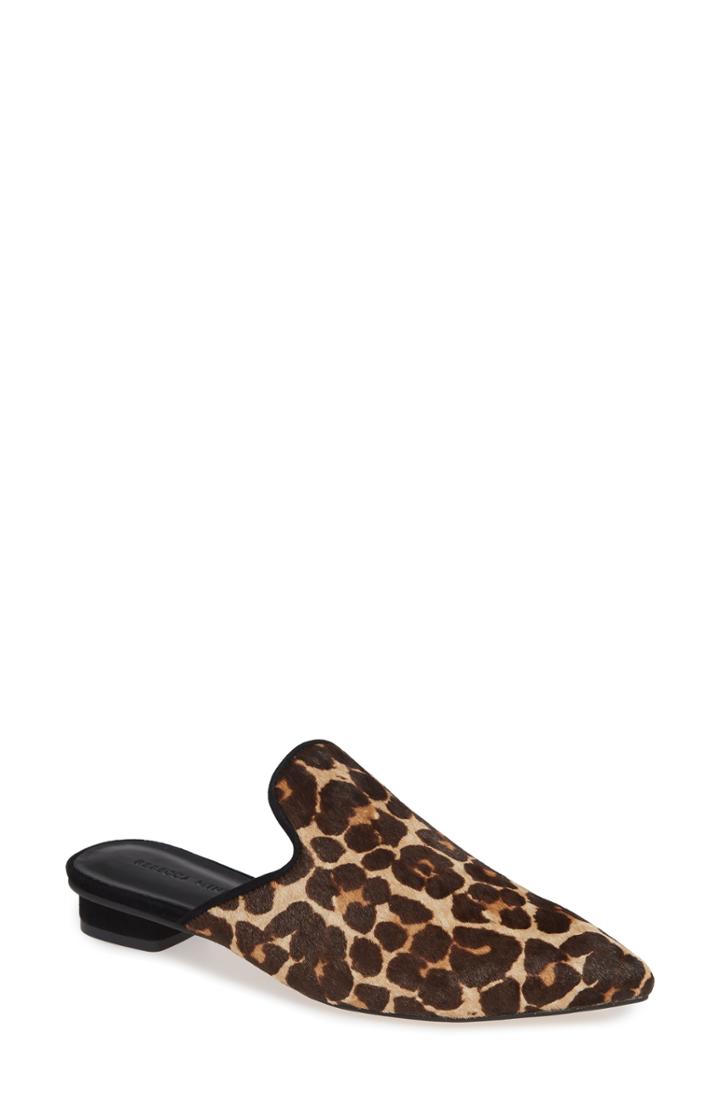 Women's Rebecca Minkoff Chamille Too Genuine Calf Hair Mule .5 M - Brown