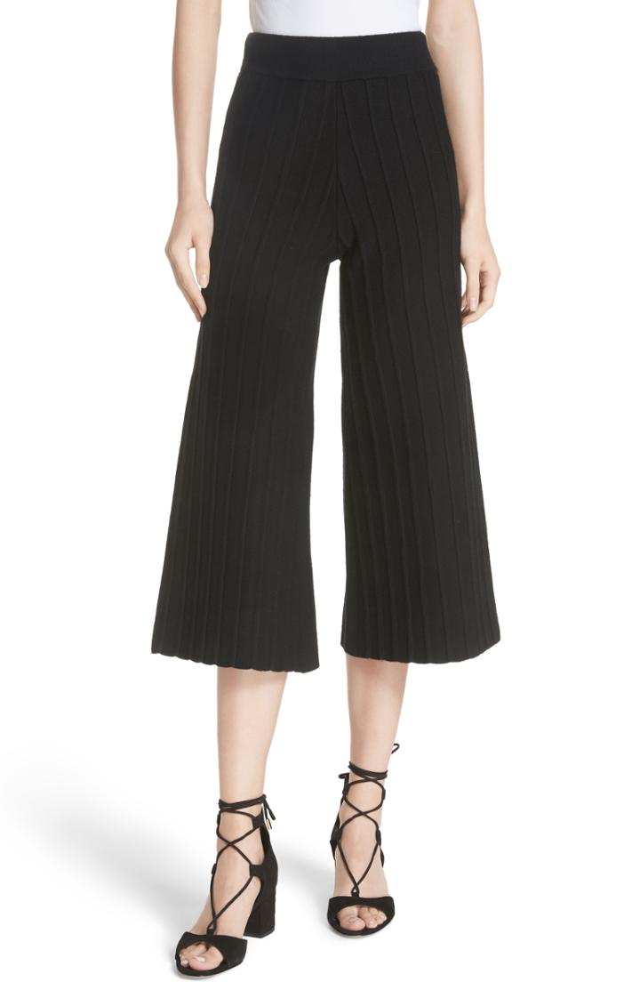 Women's Tabula Rasa Maghrib Rib Knit Crop Pants - Black