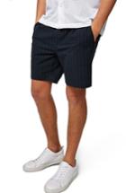 Men's Topman Pinstripe Shorts - Blue