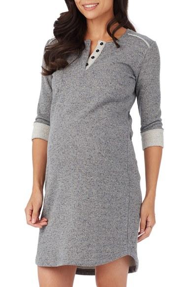 Women's Rosie Pope 'reese' Henley Maternity Dress