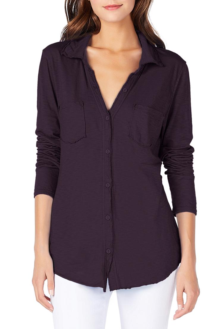 Women's Something Navy Removable Bow Top - White