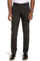 Men's Ted Baker London Portula Slim Fit Check Trousers R - Grey