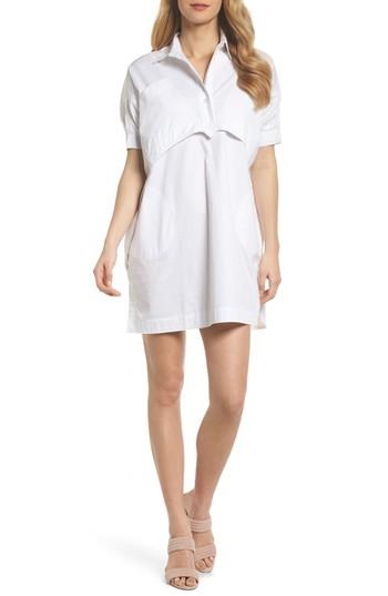 Women's Caara Raves Shift Shirtdress - White