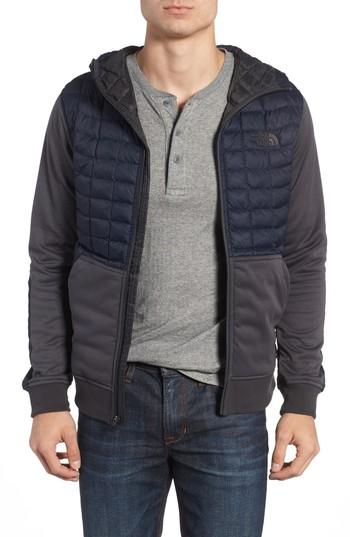 Men's The North Face 'kilowatt' Thermoball Primaloft Hooded Jacket, Size - Blue