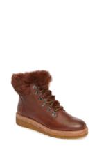 Women's Botkier Winter Genuine Rabbit Fur Trim Boot .5 M - Brown