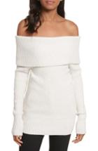 Women's Rebecca Taylor Off The Shoulder Sweater - Ivory
