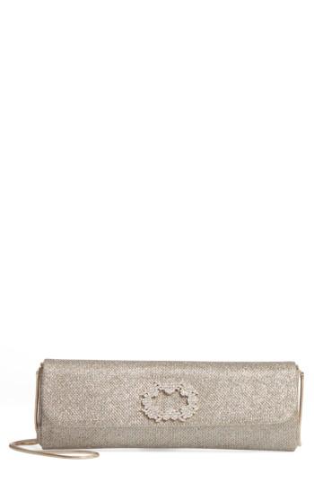 Badgley Mischka Delicate Mesh Clutch - Pink