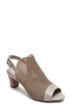 Women's Rockport Total Motion Audrina Peep Toe Pump M - Beige