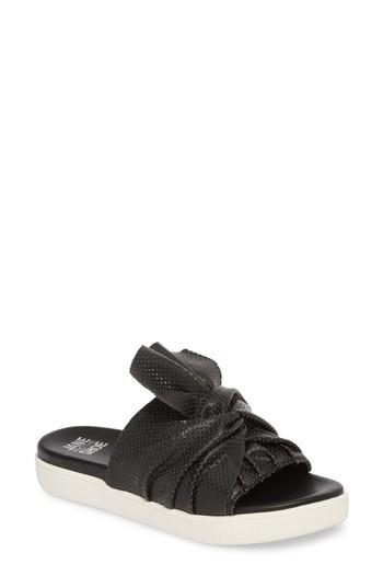 Women's Jane And The Shoe Jessica Twist Slide Sandal M - Black