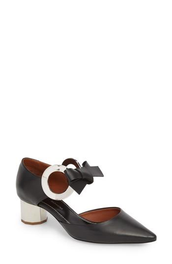 Women's Proenza Schouler Grommet Pointy Toe Pump Us / 35eu - Black