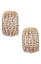 Women's Area Stars Emmy Crystal Curves Earrings