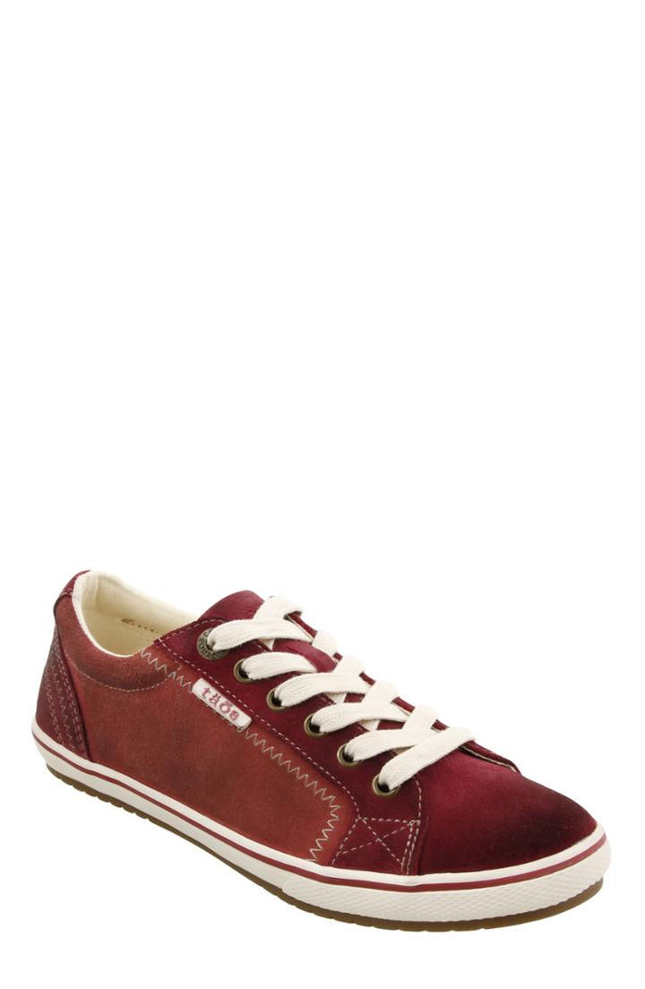 Women's Taos Retro Star Sneaker .5 M - Red