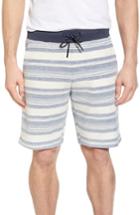 Men's Surfside Supply Stripe Reverse Terry Shorts - Blue
