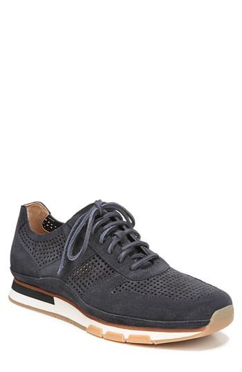 Men's Vince Larson Perforated Sneaker .5 M - Blue