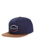 Men's Rvca Commonwealth Iii Snapback Hat - Blue