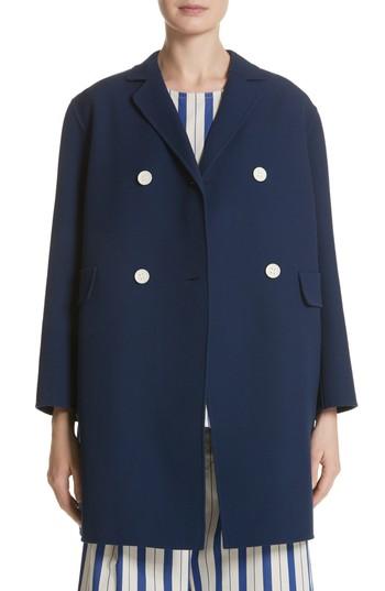 Women's Sofie D'hoore Contrast Button Peacoat Us / 36 Fr - Blue