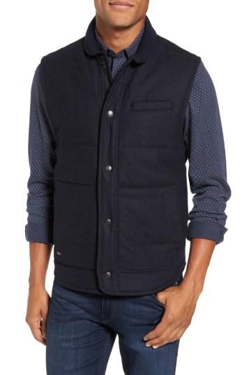 Men's W.r.k Quilted Work Vest, Size - Blue