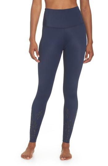 Women's Beyond Yoga Calico High Waist Leggings - Blue