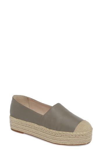 Women's Caslon Collins Lea Espadrille Platform Slip-on M - Grey