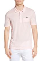 Men's Lacoste Slim Fit Pique Polo (l) - Pink