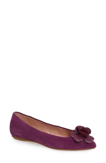 Women's Taryn Rose Frida Rose Flat M - Purple