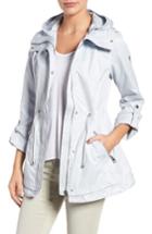 Women's Guess City Roll Sleeve Anorak - Blue